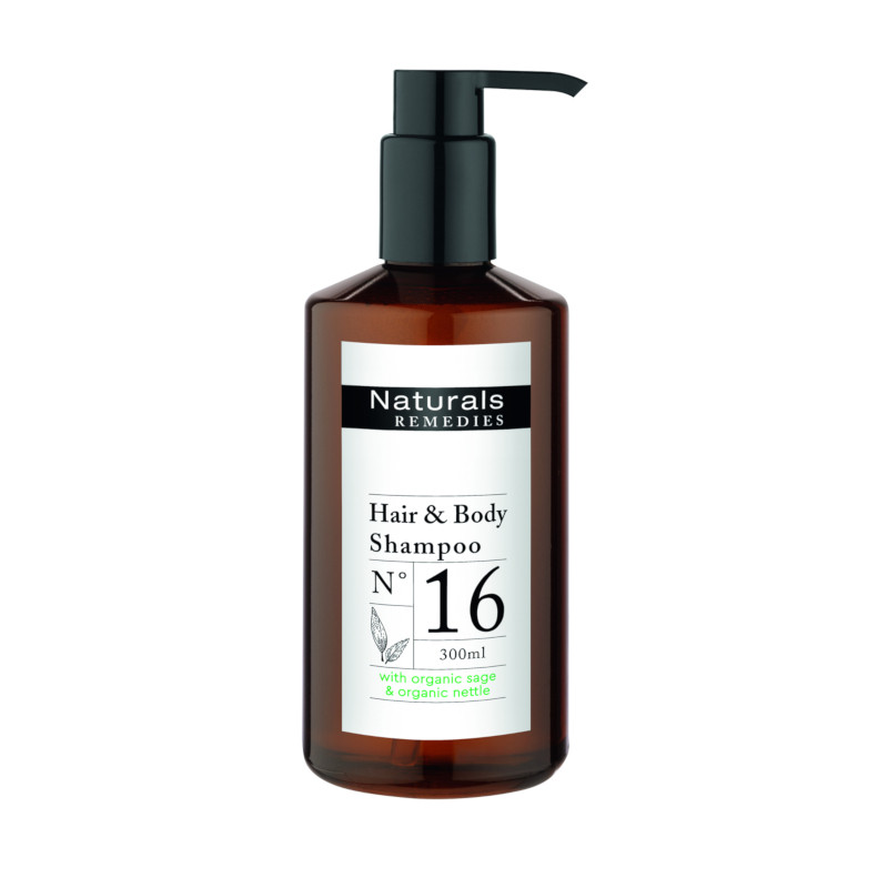 ŻEL DO MYCIA WŁOSÓW I CIAŁA 300ML (BUTELKA Z POMPKĄ) NATURALS REMEDIES