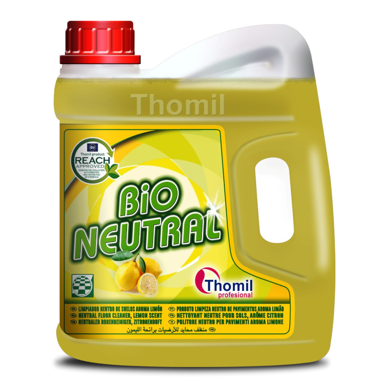BIO-NEUTRAL LEMON 2L UNIWERSALNY PŁYN DO WSZELKICH WODOODPORNYCH POWIERZCHNI CYTRYNOWY THOMIL KART=10SZT