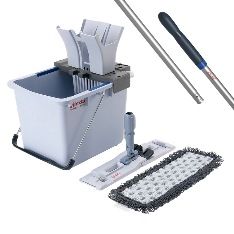 ZESTAW ULTRASPEED PRO STARTER KIT 15L WIADRO Z WYCISKARKĄ + UCHWYT+R-MICROSPEED MAX MOP 40CM VILEDA