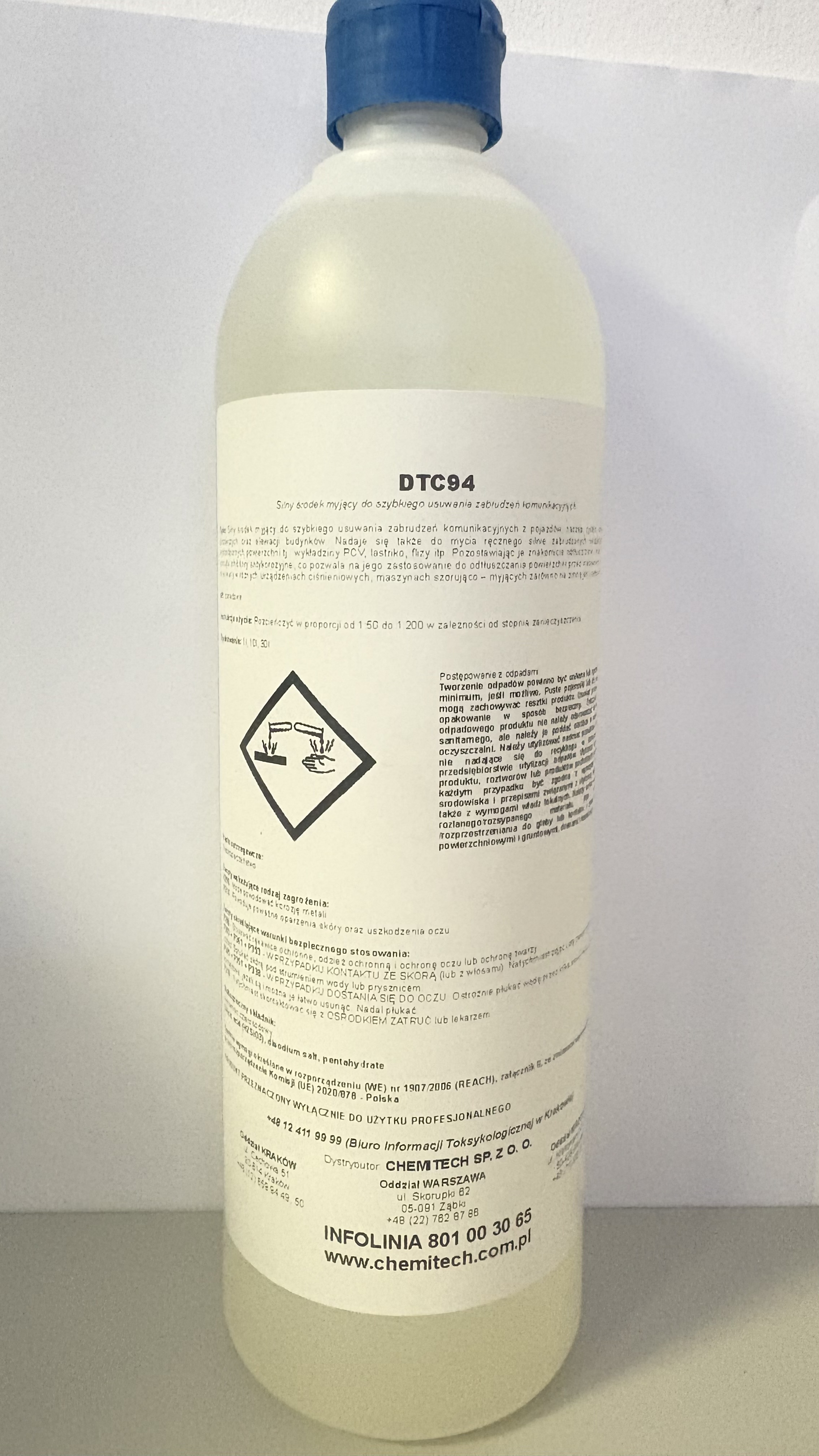 DTC 94 10L PŁYNNY KONCENTRAT DO MYCIA SILNYCH ZABRUDZEŃ KOMUNIKACYJNYCH