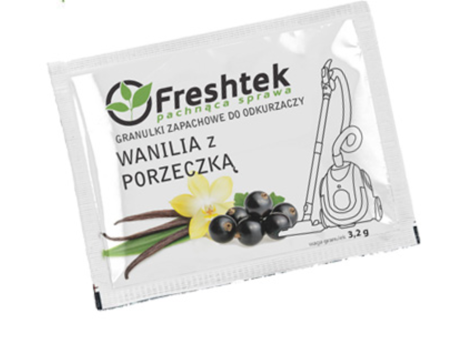 FRESHTEK GRANULKI DO ODKURZACZA WANILIA Z PORZECZKĄ