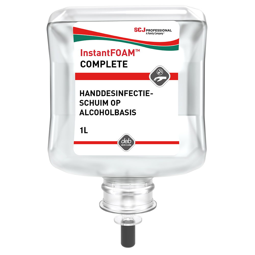 INSTANTFOAM COMPLETE MANUAL 1L PIANOWY ŚRODEK ALKOHOLOWY DO DEZYNFEKCJI RĄK WKŁAD DO DOZOWNIKA MANUALNEGO SC JOHNSON PRO DEB KART