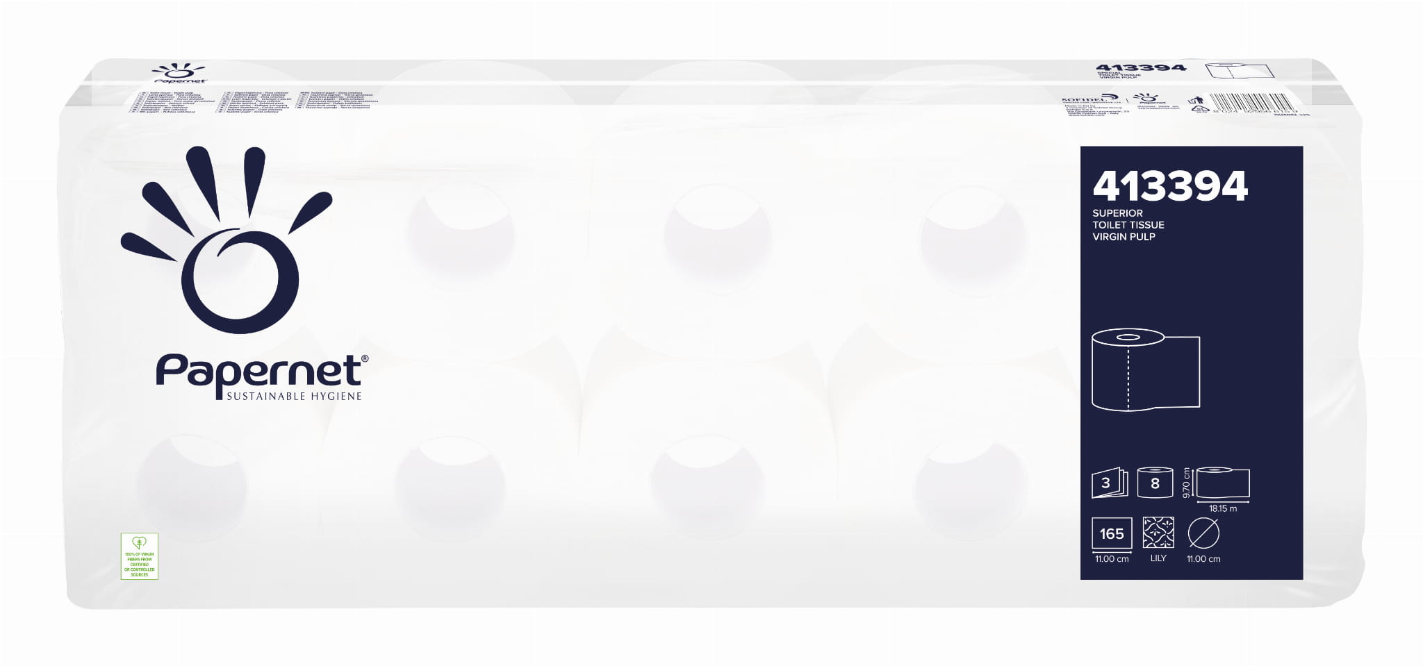 PAPIER TOALETOWY CELULOZA 3W 18M OP=64rolki