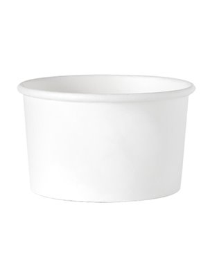 MISKA PAPIEROWA 245ML BIAŁA -LODY