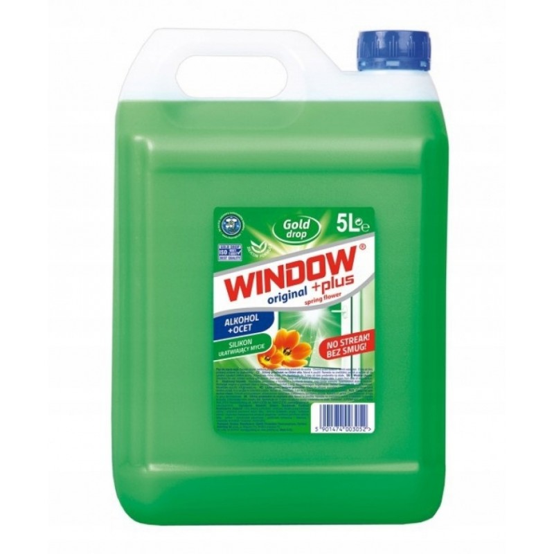 WINDOW PLUS  PŁYN DO MYCIA SZYB I LUSTER 5L