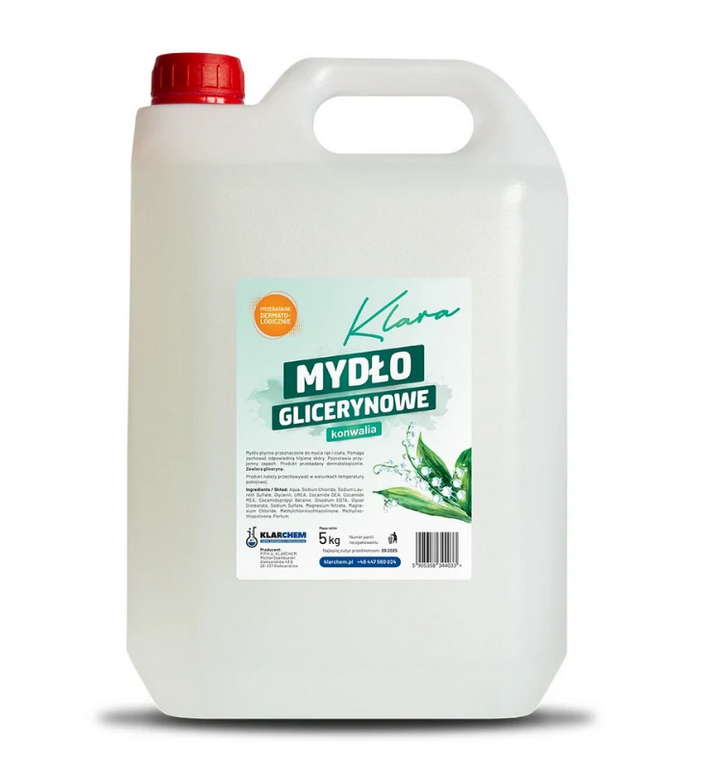 MYDŁO KOSMETYCZNE W PŁYNIE KLARA 5KG -KONWALIA