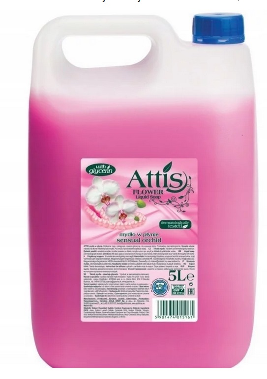 ATTIS MYDŁO W PŁYNIE 5L ORCHIDEA/114 RÓŻOWE