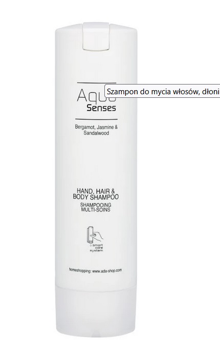ŻEL DO MYCIĄ RĄK, WŁOSÓW I CIAŁA 300ml (SMART CARE) AQUA SENSES