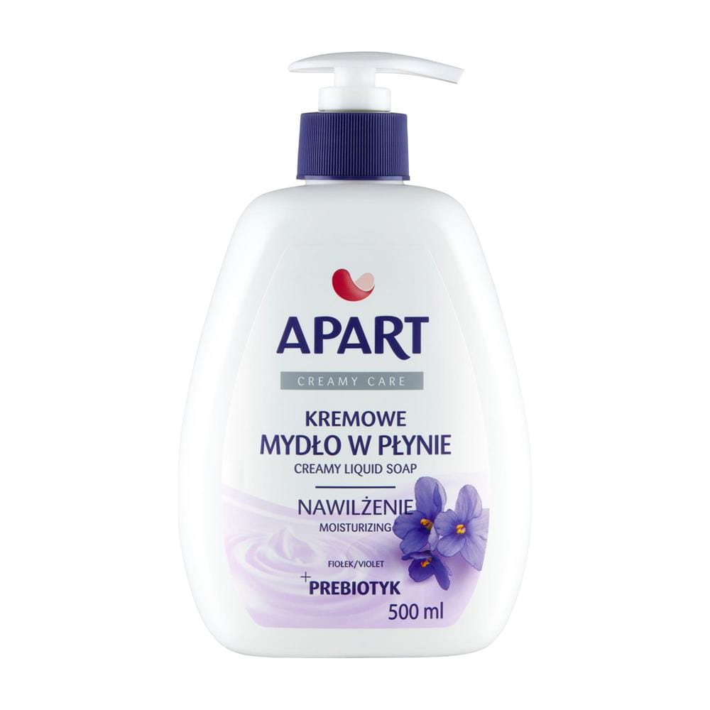 APART MYDŁO W PŁYNIE KREMOWE 500ML FIOŁEK /6/