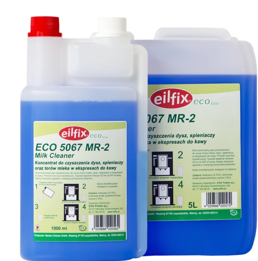 EILFIX ECO 5067 MR-2MILK CLEANER 1L-EKSPRESS KAWA DO CZYSZCZENIA TORÓW SPIE.