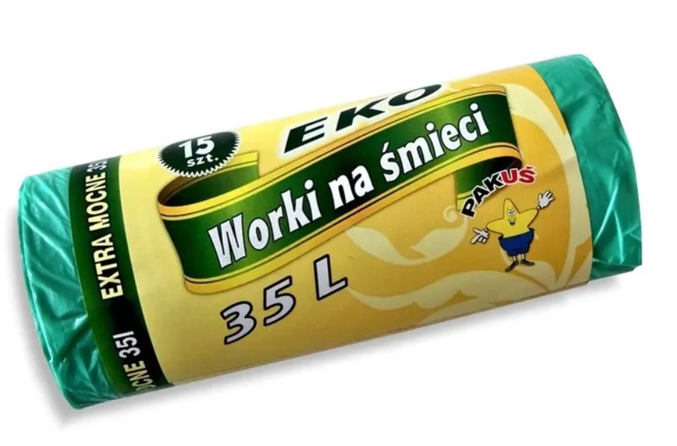 WOREK EKO 35L LD A'15 ZIELONE PAKUS