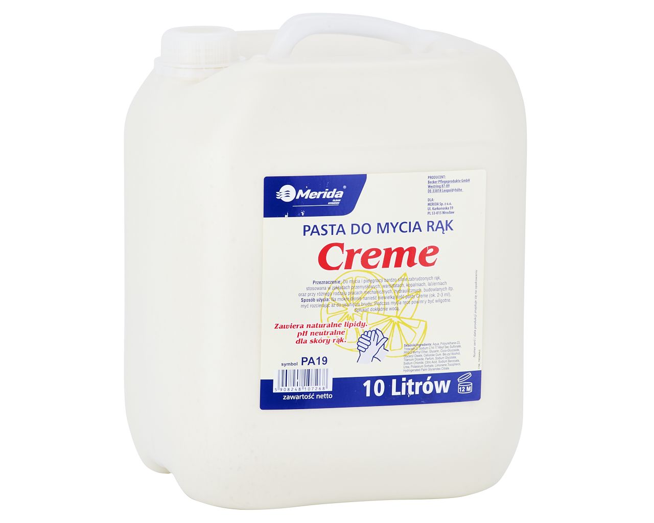 PASTA DO MYCIA RĄK MERIDA CREME 10 L