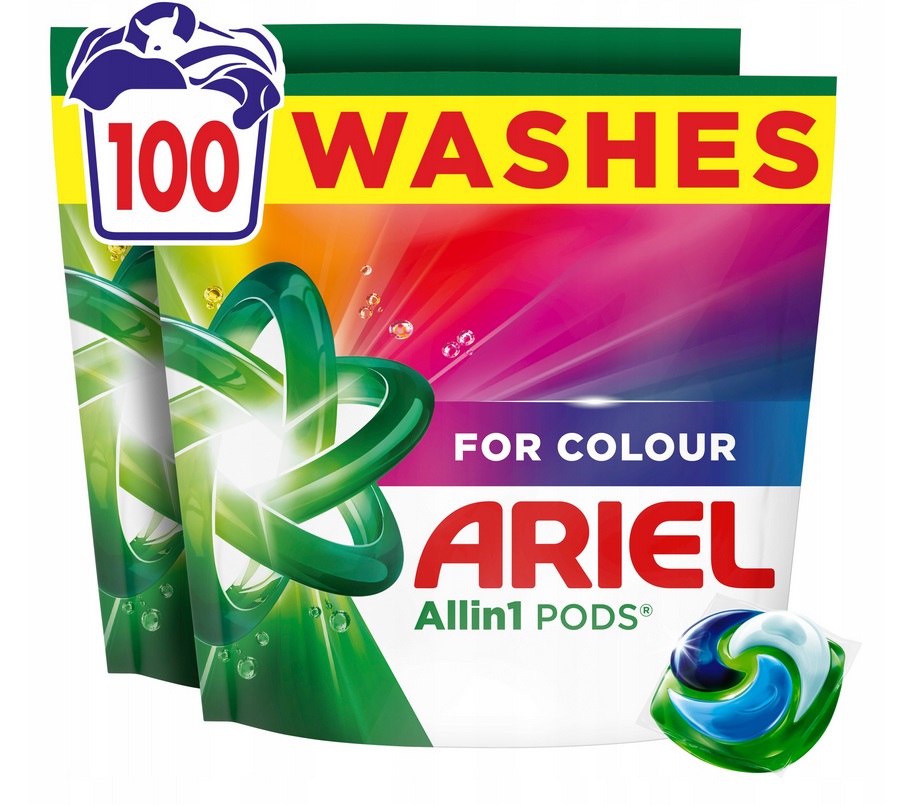KAPSUŁKI DO PRANIA ARIEL ALL IN 1 PODS COLOR 100SZT