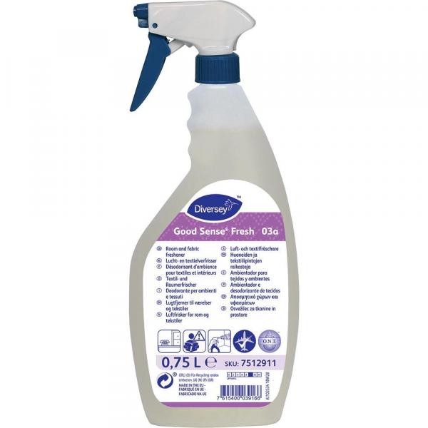 GOOD SENSE FRESH 750ml NEUTRALIZACJA NIEPRZYJEMNYCH ZAPACHÓW Z TKANIN I MEBLI