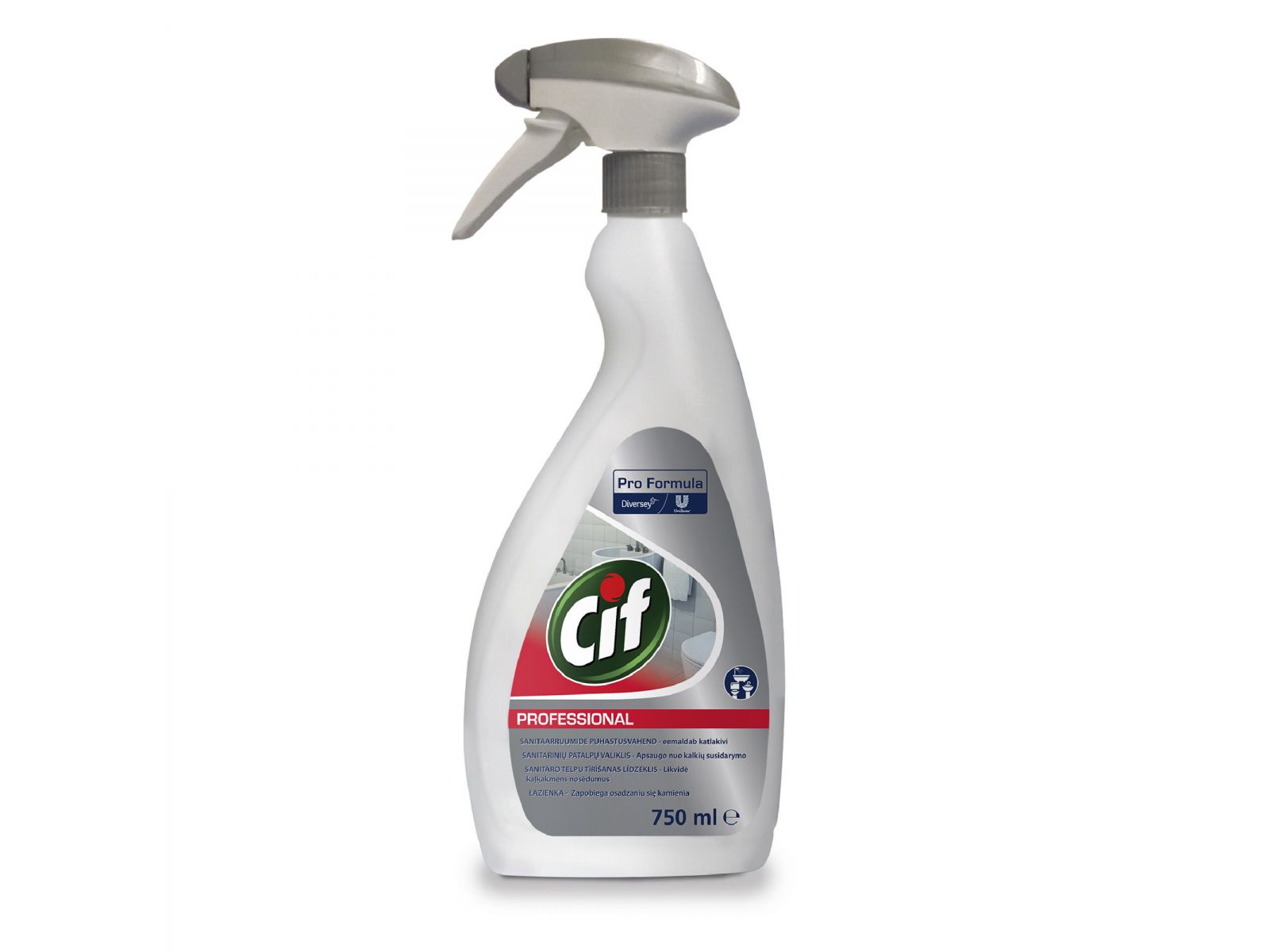 CIF PROFESSIONAL WASHROOM 2in1 750ml PREPARAT DO USUWANIA ZABRUDZEŃ