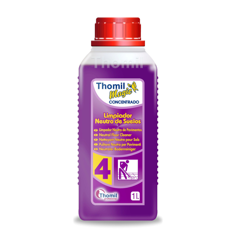 THOMILMAGIC #4 ZESTAW- KONCENTRAT 500ml NEUTRALNY ŚR. CZYSZCZ. DO POSADZEK 2xKON + 4xBUT
