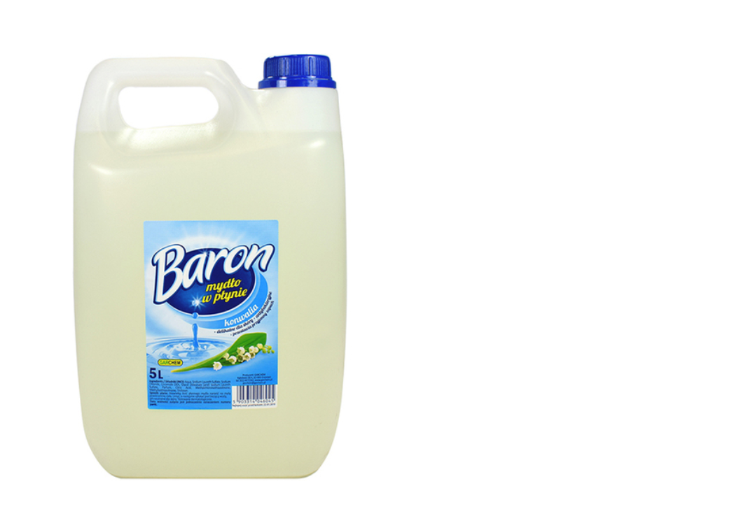 MYDŁO W PLYNIE BARON 5L KONWALIA/BIALE 122601