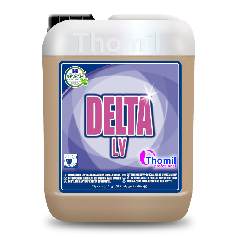 DELTA LV 12 KG ŚRODEK MYJĄCY DO ZMYWAREK O ŚREDNIEJ TWARDOŚCI WODY THOMIL KART=1SZT
