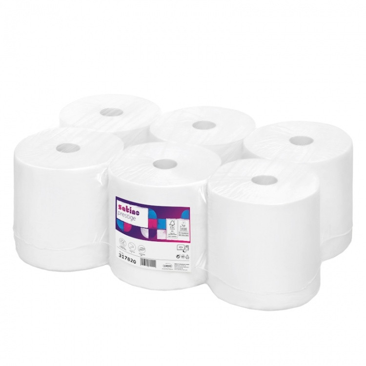 RĘCZNIK ROLKA BIAŁA CELULOZA SYSTEM AUTOCUT DŁ.150