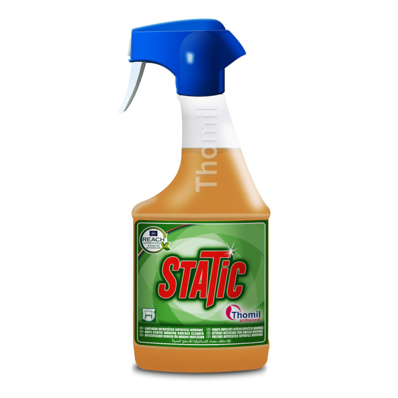STATIC 750ML ANTYSTATYCZNY ŚRODEK CZYSZCZĄCY DO POWIERZCHNI THOMIL
