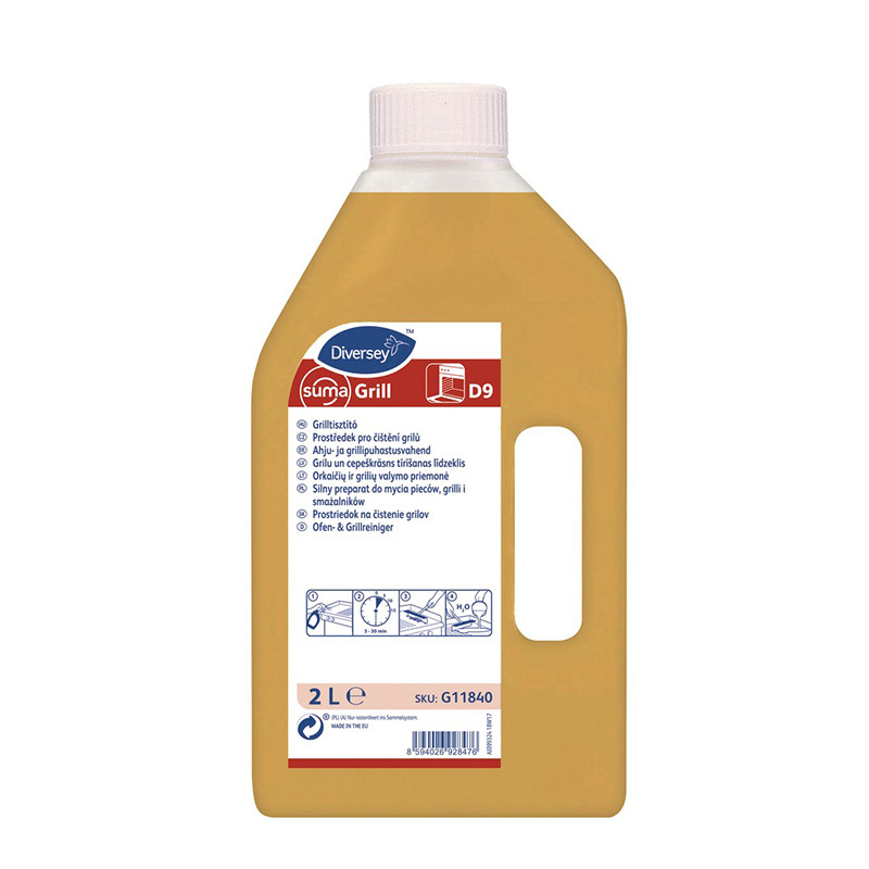SUMA GRILL D9 2L SILNY PREPARAT DO MYCIA PIECÓW, GRILLI