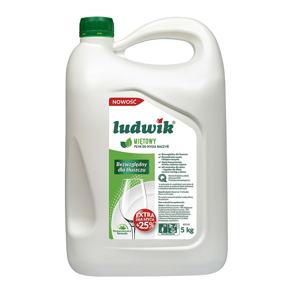 PŁYN DO NACZYŃ LUDWIK 5L MIĘTOWY