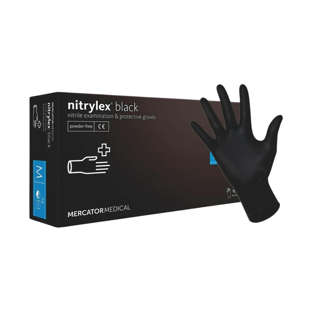 RĘKAWICE NITRYLOWE M  CZARNE MERCATOR