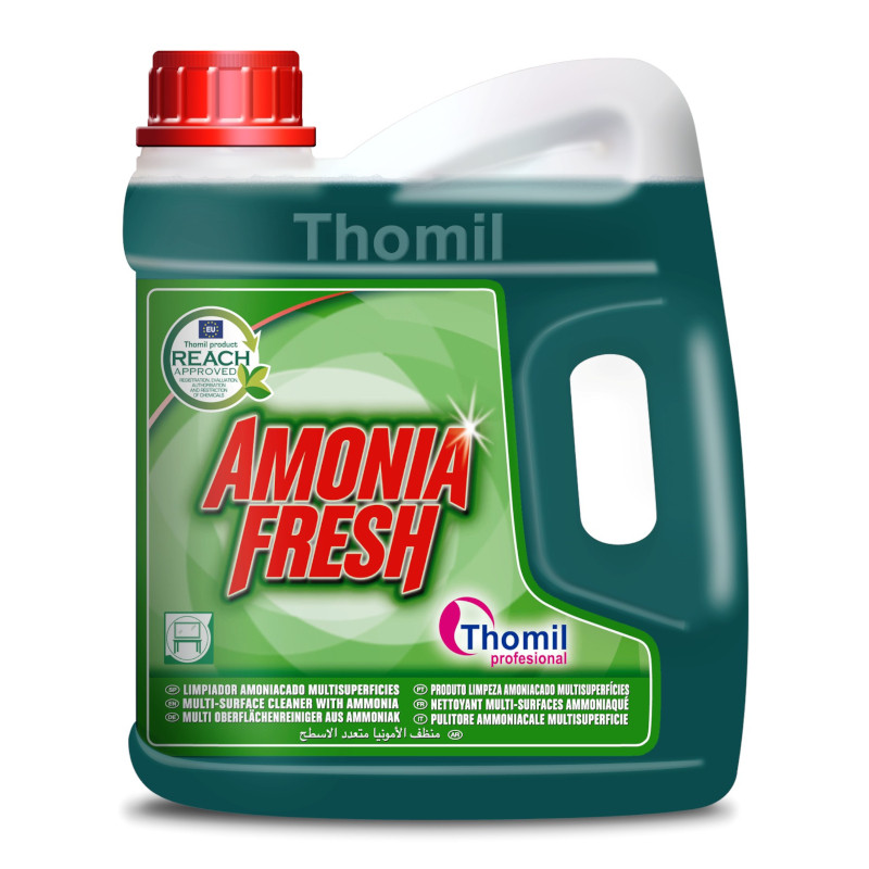 AMONIA FRESH 4L KONCENTRAT MYJĄCO-ODTŁUSZCZAJĄCY O ZAPACHU SOSNY THOMIL KART=4 SZT