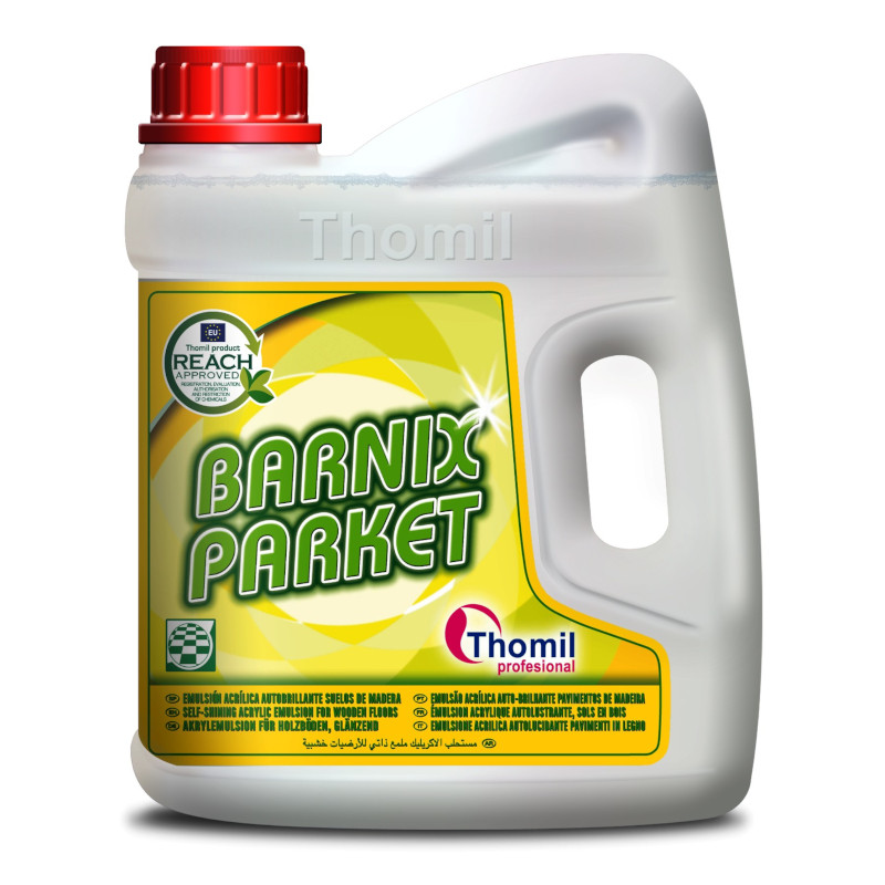BARNIX PARKET 4L AKRYLOWA EMULSJA O WYSOKIM POŁYSKU DO PODŁÓG DREWNIANYCH THOMIL KART=4SZT