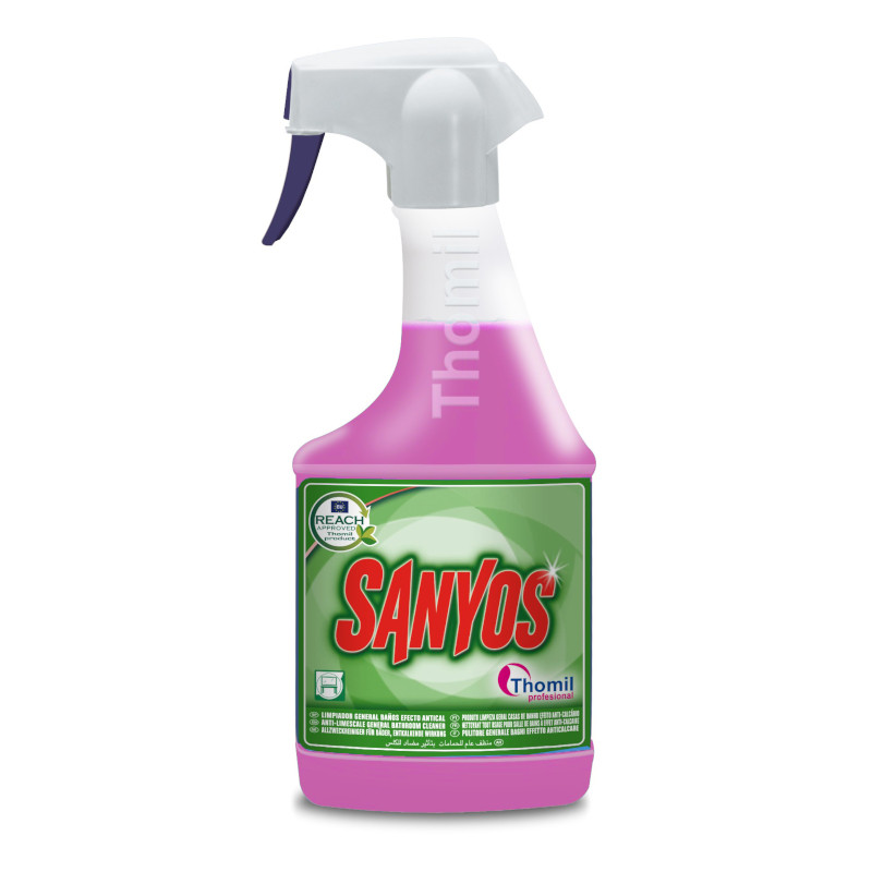 SANYOS 750ML ODKAMIENIAJĄCY PACHNĄCY PŁYN DO MYCIA OGÓLNEGO ŁAZIENEK I SANITARIATÓW 750ML