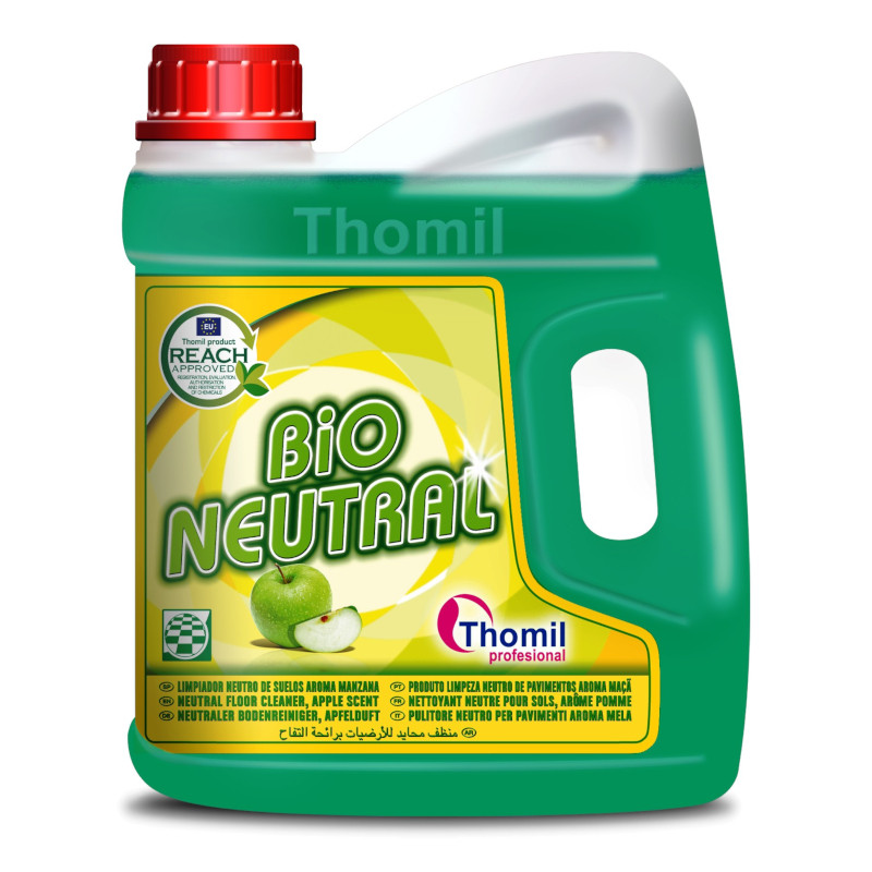BIO-NEUTRAL APPLE 4L UNIWERSALNY PŁYN DO WSZELKICH WODOODPORNYCH POWIERZCHNI ZIELONE JABŁUSZKO